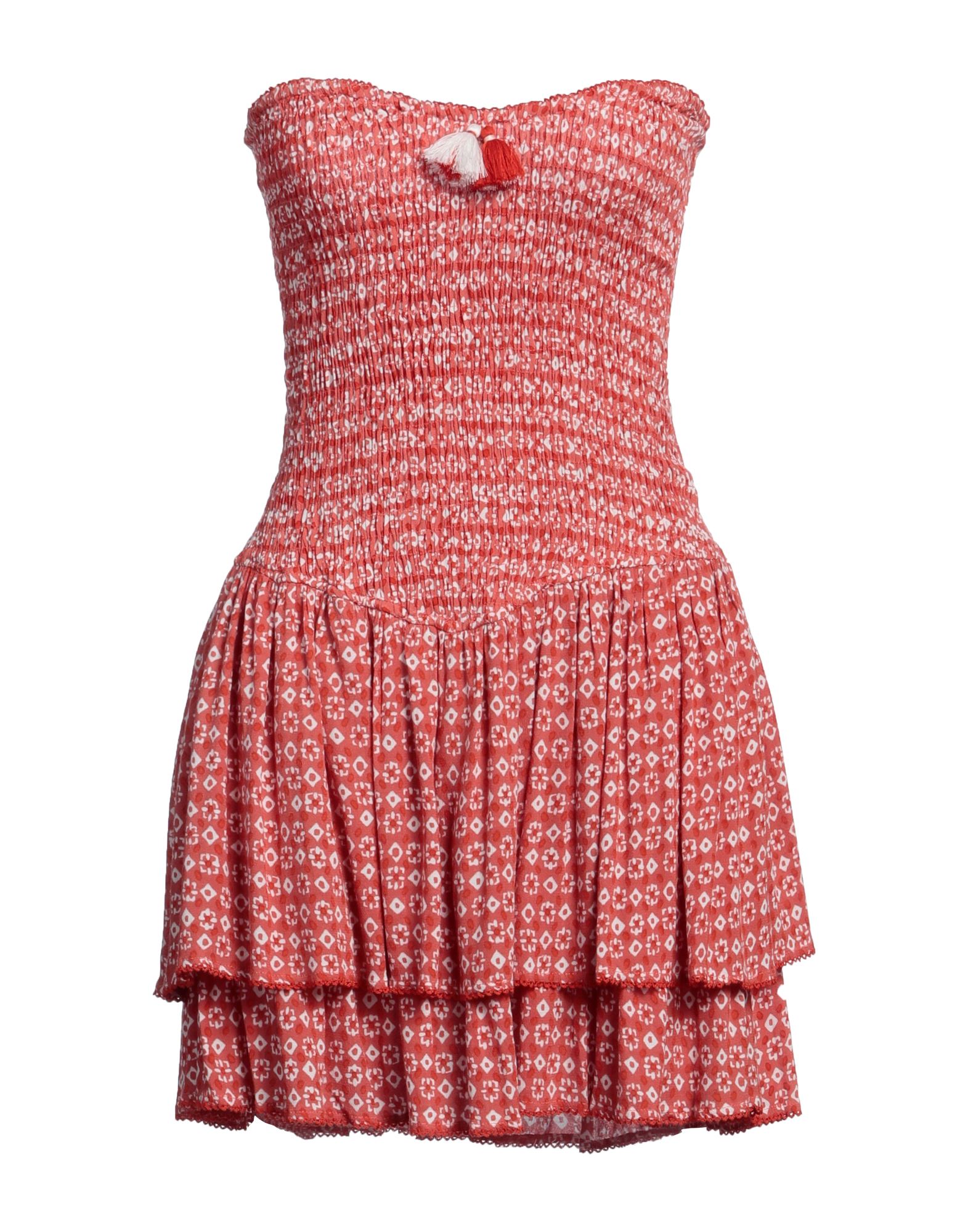 POUPETTE ST BARTH Mini-kleid Damen Tomatenrot von POUPETTE ST BARTH