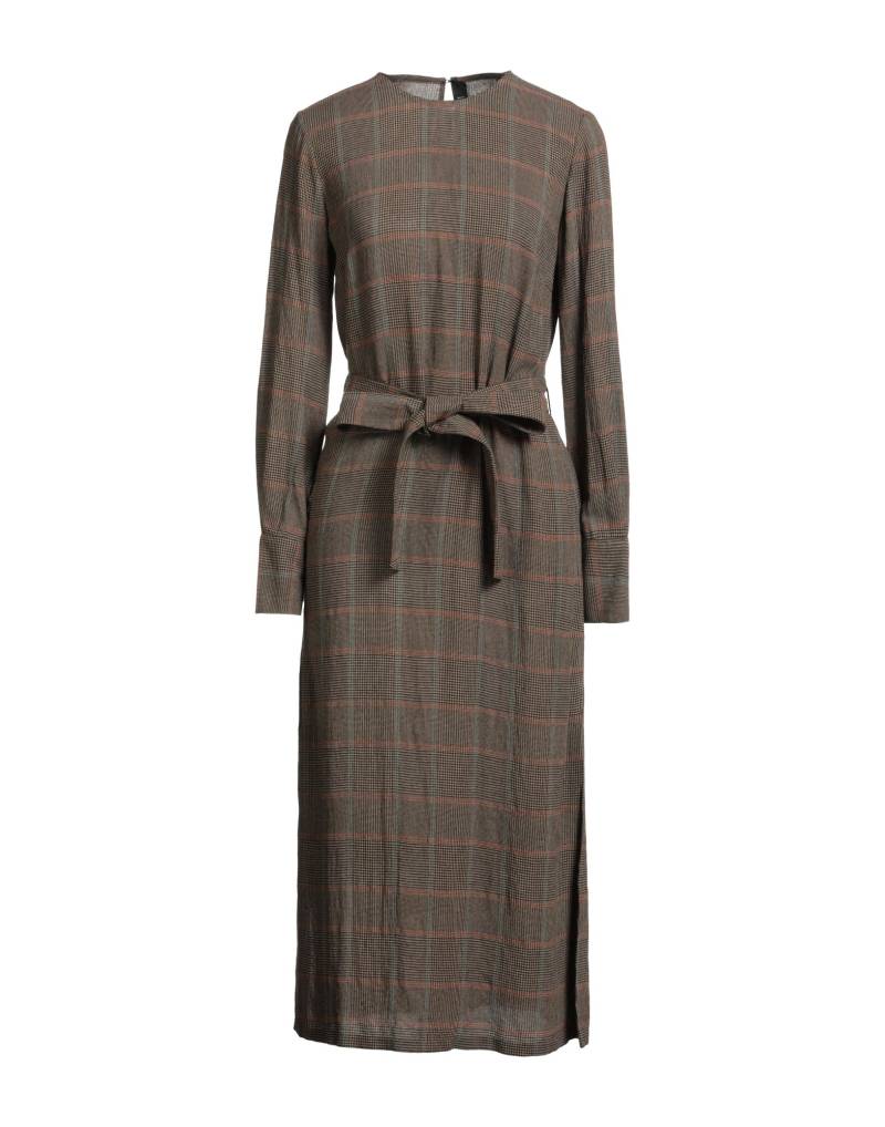 POUSTOVIT Midi-kleid Damen Khaki von POUSTOVIT