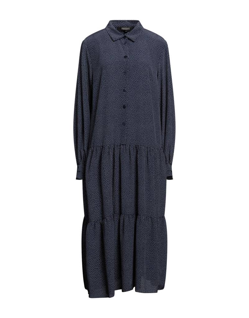 POUSTOVIT Midi-kleid Damen Nachtblau von POUSTOVIT