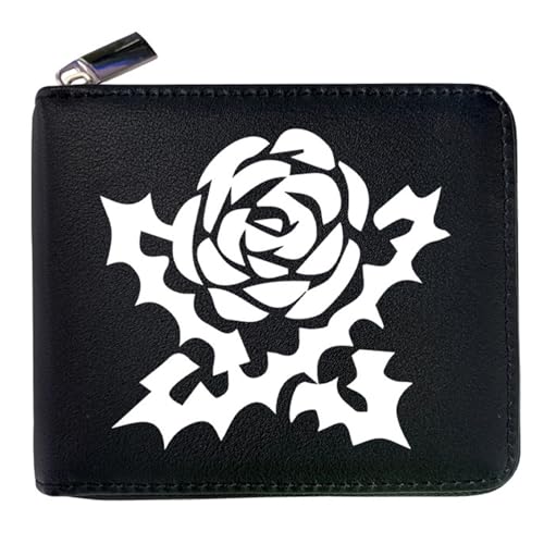 POWERFY Berse-rk Anime Wallet, Reißverschluss Portemonnaie Leder, Reisegeldbeutel für Taschengeld Fahrkarte(Color:Black 7) von POWERFY