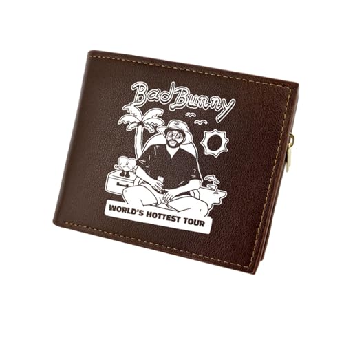 POWERFY Geldbeutel Kinder Bad Bun. ny, Schmale Bi-Fold Geldbeutel Klein Damen, Kunstleder Geldbörse Münzbörse Wallet, für Jugend(Color:Multicolor 8) von POWERFY