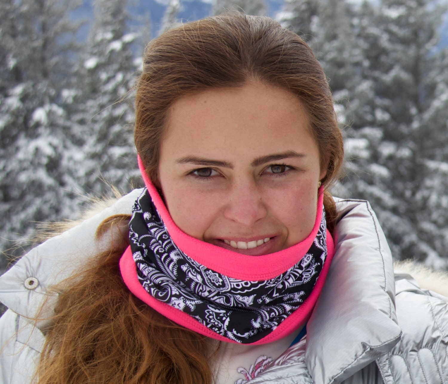 Halswärmer - Stil Am Besten Lächeln Hals Gamasche Winter Halstuch Warmen Ski-Geschenk Frauen Balaclava Warme Kleidung Schal von POWPOWPLAY