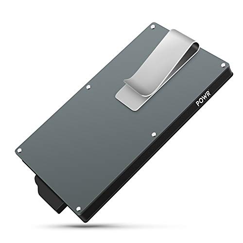 POWR Kartenetui Cardholder - EC Karten Etui und Kreditkartenetui Herren - RFID Schutz & NFC Blocker Kartenhalter Metall - Schmales Karten Wallet Portemonnaie Herren von POWR
