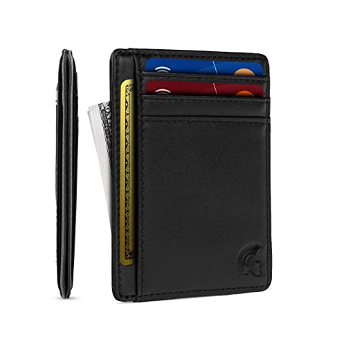 POWR Kartenetui - Platzsparender Kartenhalter für bis zu 7 Kreditkarten - mit RFID Schutz und extra Fach für den Schnellzugriff von POWR