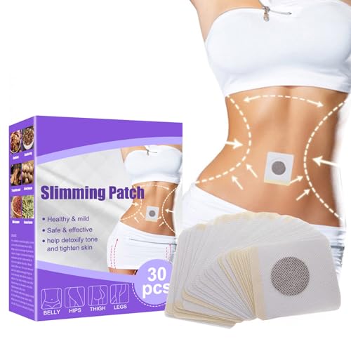 Slim Patch Contouring Body Applicator Tummy Sculpting Wrap, Body Shaping Patch, Shaping Lifting Firming Safe Sanft Herb Atmungsaktives Bauchpflaster 30 pcs von POWWA