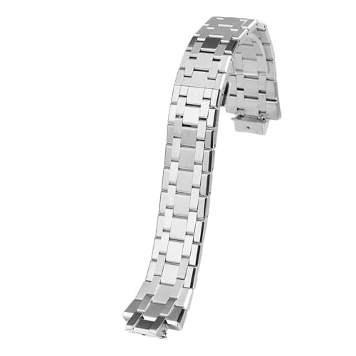 POYNMRE Edelstahl-Armband kompatibel mit der Uhrenkette der MAURICE LACROIX AIKON-Serie AI6008 AI6007 AI6038 AI6058 AI1108(For AI6007 series) von POYNMRE