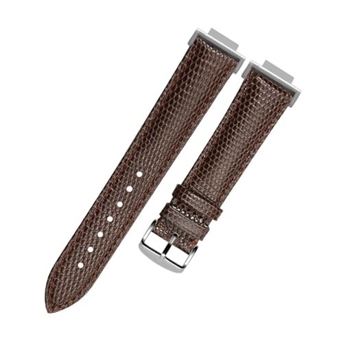 POYNMRE Kompatibel mit Casio G-SHOCK Square Watch DW5600 GW-M5610 GA-2100 Modifiziertes Echtlederarmband 16 mm Schwarz Braun(Style C brown-silver) von POYNMRE