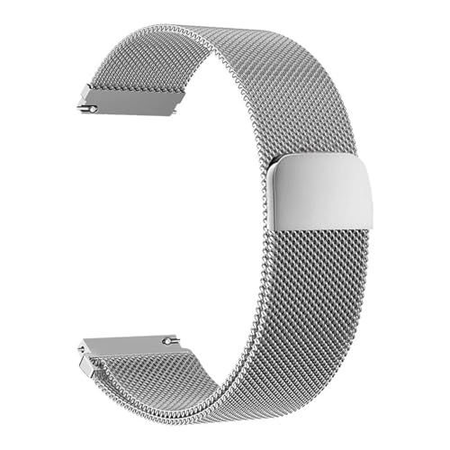 POYNMRE Kompatibel mit Casio MDV106-1A MDV-107 MTP-VD01 MDV-106 Mesh-Armband Metallarmband Armband 20 mm 22 Edelstahl Herrenuhrenarmband(B Silver,For MDV-107) von POYNMRE