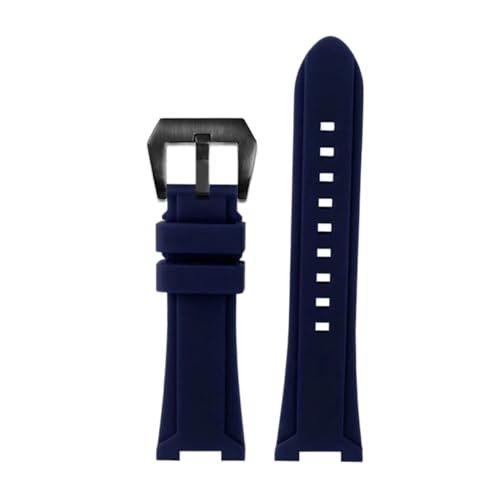 POYNMRE Kompatibel mit Casio PRG-240 PRG-130Y/T PRW-1500 PRG-130 Uhrenarmband aus Kunstharz und Silikonkautschuk, Zubehör for Outdoor-Sport, wasserdichtes Armband(Blue-black pin,PRG-240) von POYNMRE