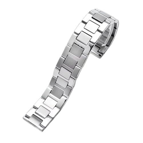 POYNMRE Massives 316L-Edelstahlarmband, kompatibel mit Cartier Tank Solo 16 mm, 17,5 mm, 20 mm, 23 mm, Metall-Uhrenarmband, Armband for Armbanduhren(23mm) von POYNMRE