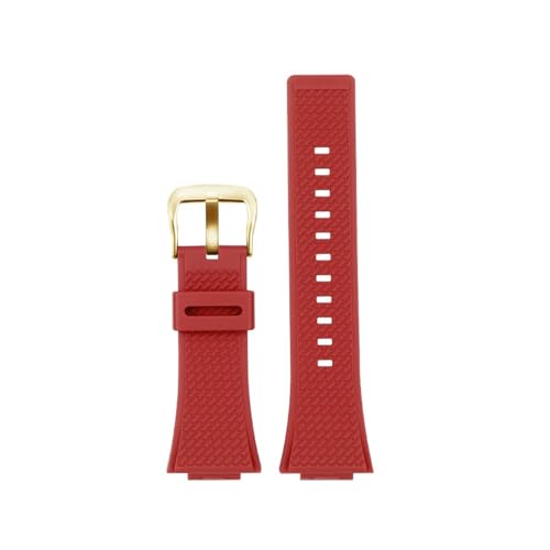 POYNMRE Neues 7-Farben-Armband aus Harz-Silikon, kompatibel mit Casio G-Shock GA-110 GM-110GB GA-100 GA-120 GA-700 800 Gummi-Uhrenarmband-Zubehör(Red Gold) von POYNMRE