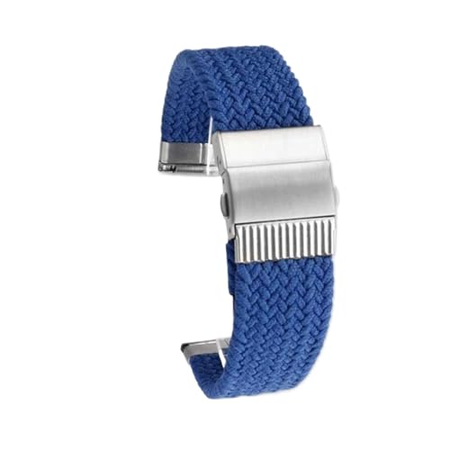 POYNMRE Neues modifiziertes Nylon-Canvas-Armband, kompatibel mit dem Sportarmband der Casio G-SHOCK-Serie DW-5600 DW5600 GW-B5600 GW-M5610 GA900 700 GA110 120(Cold Sea Blue-silver) von POYNMRE