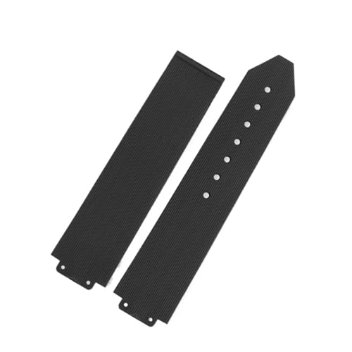 POYNMRE Uhrenarmbänder kompatibel mit BIG BANG Silikon 20 * 13mm wasserdichtes Damen-Uhrenarmband Uhrenzubehör Gummiarmband(Black-no buckle) von POYNMRE