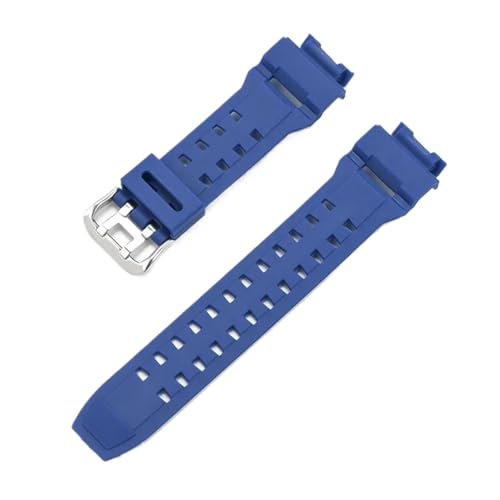 POYNMRE Wasserdichtes Uhrenarmband Aus Harz, Kompatibel Mit Casio G-SHOCK G9200 GW9200 GW9101 GW9102 GW9110 GW9125, Herren- Und Damen-Silikon-Uhrenarmband(Dark Blue) von POYNMRE
