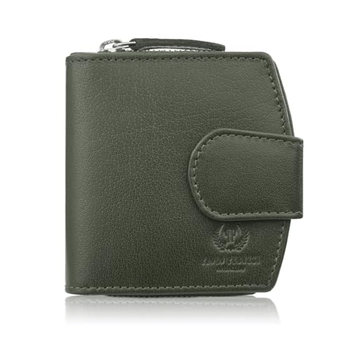 Damen Leder Geldbörse klein Geldbörse RFID Paolo Peruzii AL-24-GB, Grün, midi Damen Leder Geldbörse klein Geldbörse RFID Paolo Peruzii AL-24-GB, Grün, midi von PP PAOLO PERUZZI Collection