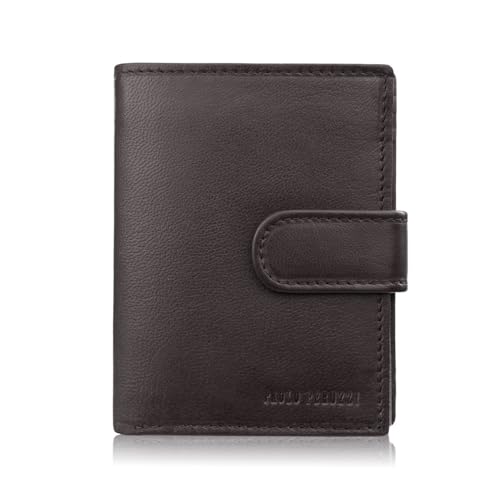 Geldbörse Herren Leder Classic Vertikal mit RFID Paolo Peruzzi AL-18 (Braun) von PP PAOLO PERUZZI collection