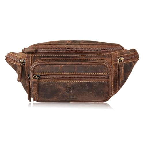 Herren Ledergürtel oder Umhängetasche im Vintage Style Paolo Peruzzi T-136 von PP PAOLO PERUZZI Kollektion