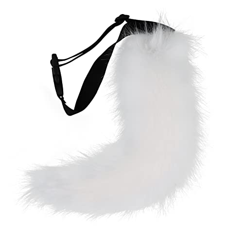 PPFINE Kunstpelz Fuchs Wolf Kostüm Katze Schwanz Kinder Erwachsene Cosplay Halloween Weihnachtsfeier von PPFINE