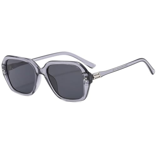 PPFVVTV Damen Sonnenbrille Herren Mode Trendy Outdoor Sonnenschutz Urlaub Sport (grau) von PPFVVTV