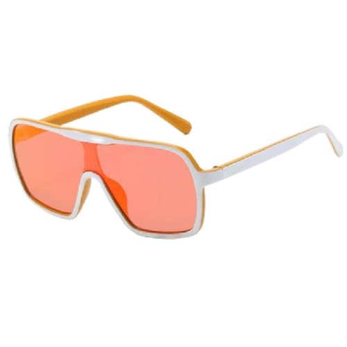 PPFVVTV Farbige Sonnenbrillen, Freizeitbrillen für Damen, Luxus-Sonnenschutzgläser mit großem Rahmen (4) von PPFVVTV