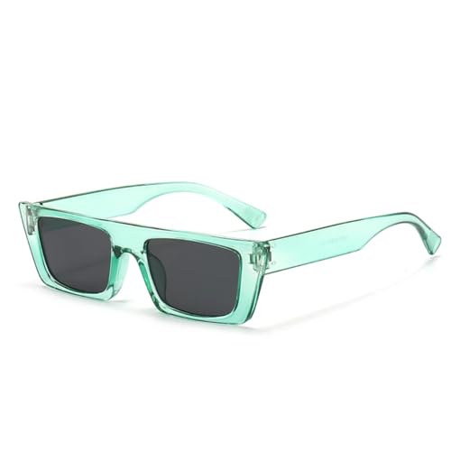 PPFVVTV Mode Kleine Rahmen Sonnenbrille Frauen Männer Retro Sonnenbrille Im Freien Reise Weibliche Schatten Brillen Uv400 (MN5305-C17) von PPFVVTV