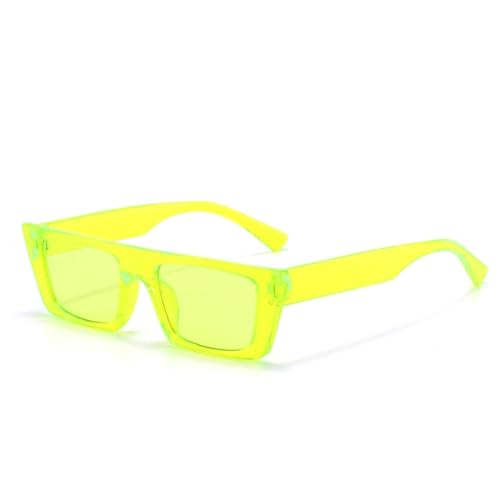 PPFVVTV Mode Kleine Rahmen Sonnenbrille Frauen Männer Retro Sonnenbrille Im Freien Reise Weibliche Schatten Brillen Uv400 (MN5305-C6) von PPFVVTV