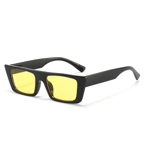 PPFVVTV Mode Kleine Rahmen Sonnenbrille Frauen Männer Retro Sonnenbrille Im Freien Reise Weibliche Schatten Brillen Uv400 (MN5305-C7) von PPFVVTV