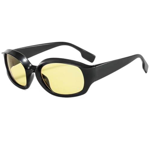 PPFVVTV Modische Vintage-Sonnenbrille, Retro-Sonnenbrille für Herren, klassische Damen-Sonnenbrille, UV400 (C3) von PPFVVTV