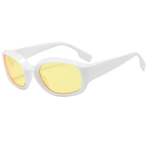 PPFVVTV Modische Vintage-Sonnenbrille, Retro-Sonnenbrille für Herren, klassische Damen-Sonnenbrille, UV400 (C4) von PPFVVTV