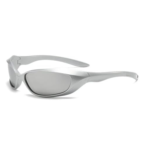 PPFVVTV Punk-Sport-Sonnenbrille für Männer und Frauen, UV400, modisch (Splitter) von PPFVVTV