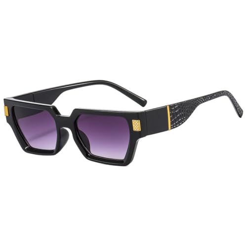 PPFVVTV Rechteckige Sonnenbrille Retro Lady Brille Luxuriöse Sonnenbrille Brillen (5) von PPFVVTV