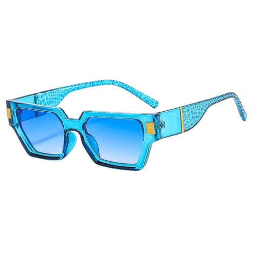 PPFVVTV Rechteckige Sonnenbrille Retro Lady Brille Luxuriöse Sonnenbrille Brillen (7) von PPFVVTV