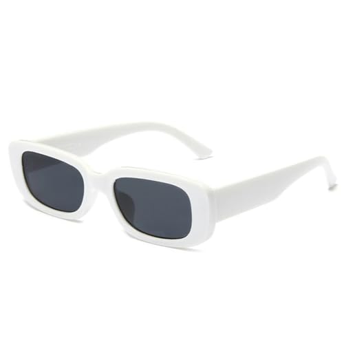 PPFVVTV Trendy Street Photo Small Box Sonnenbrille für Damen Sonnenbrille Retro Brille UV-beständig (24-JH18059-C6) von PPFVVTV