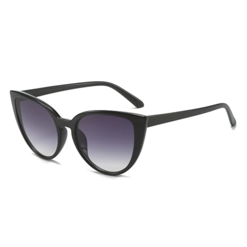 PPFVVTV Vintage Grüne Cat Eye Sonnenbrille Damenmode Herren Sonnenbrille Cateye Übergroßer Rahmen Schatten Brillen Uv400 (1) von PPFVVTV