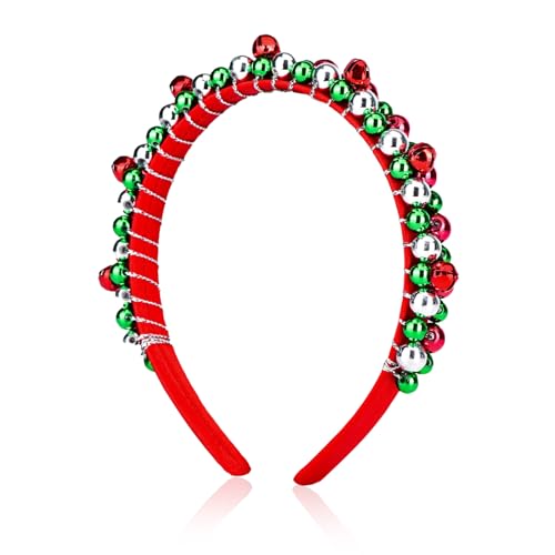 Weihnachts-Kopfschmuck Haarreif Mit Glöckchen für Kinder und Erwachsene - Weihnachtsstirnband, Haarschmuck von PPGGOPP