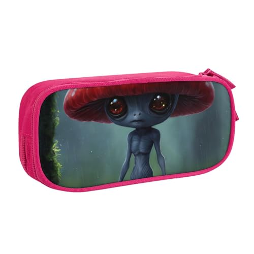 Federmäppchen mit Astronauten- und Alien-Druck, zur Aufbewahrung von Kosmetika, Kunstwerkzeugen, Studenten, Lehrer, vielseitig einsetzbar, rose, Einheitsgröße, Schulranzen-Set von PPHGUT