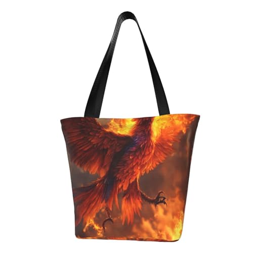 PPHGUT Phoenix Print Funktionelle Umhängetasche Bequeme Crossbody Taschen Trendy Laufen Reisen Ausflüge von PPHGUT