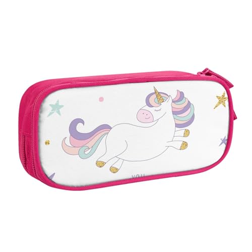 You are Magical Print Pencil Pouch Storage Cosmetics Art Tools Supplies Students Teachers Versatile Use, rose, Einheitsgröße, Schulranzen-Set von PPHGUT