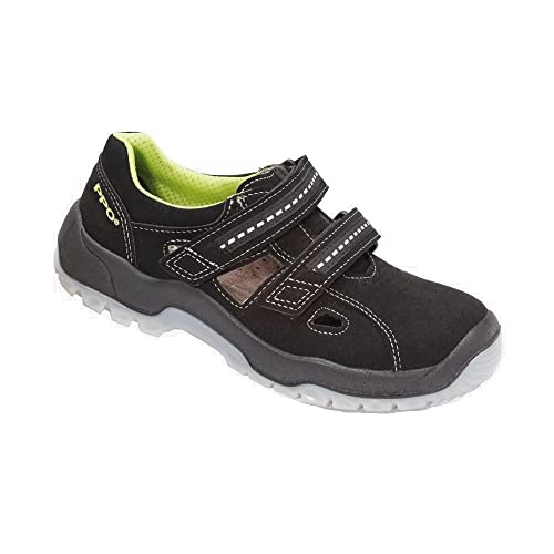 PPO 681 Arbeitschuhe Sicherheitssandalen mit Metallkappe und Nicht-metallischem Scheuerschutzeinsatz 42 von PPO