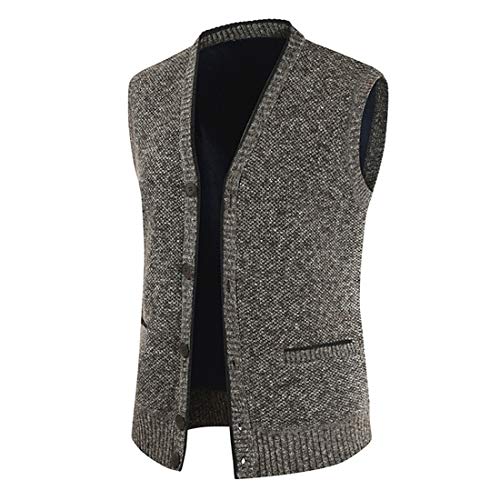 Herren Weste Outwear Jacke Sweater Strickpullover Weste Button Gestrickte Weste Strickjacke Herren Strickjacke Ärmellose Gilets V-Ausschnitt Strickpullover Herbst Winter Männer Pullover Mantel Outdoor Herren Weste Outwear Jacke Sweater Strickpullover Weste Button Gestrickte Weste Strickjacke Herren Strickjacke Ärmellose Gilets V-Ausschnitt Strickpullover Herbst Winter Männer Pullover Mantel Outdoor von PPPPA