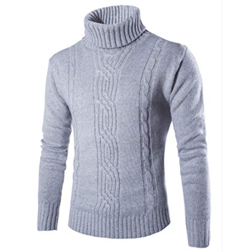 PPPPA Herren Rollkragen Turtleneck Strickpullover Stehkragen Pullover Sweater Warme Basic Feinstrick Rollkragenpullover Pullover für Herren Herren Strickpullover Herren Longsleeve Rollkragen von PPPPA