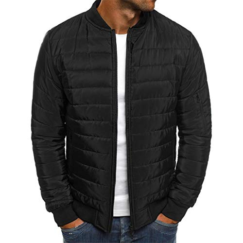 PPPPA Herren Übergangsjacke Jacke Übergang Jacken Herbst Bomberjacke Herren Leichte Steppjacke Funktionelle Jacke Outdoor Freizeitjacke Windjacke Stehkragen Kapuze Blousons Sportlicher Stil von PPPPA