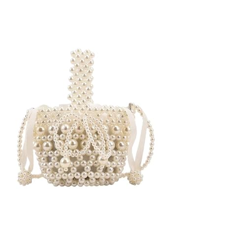 Damen Perlentasche for Party, elegante Hochzeitshandtaschen, lässige Perlen-Tragetaschen for Bankette von PPQIRU