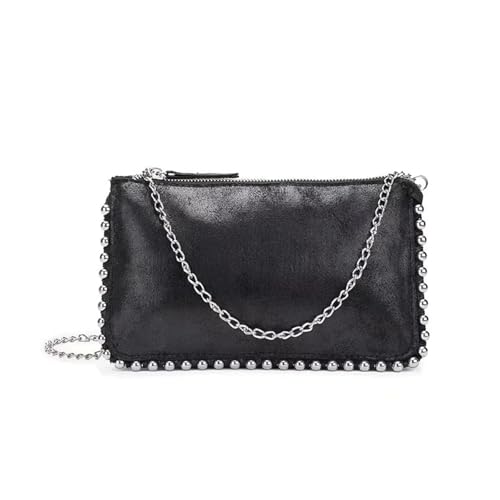 PPQIRU Kleine Clutch und Geldbörse mit Armband for Damen, formelle Abendtasche mit Umhängekettenriemen von PPQIRU