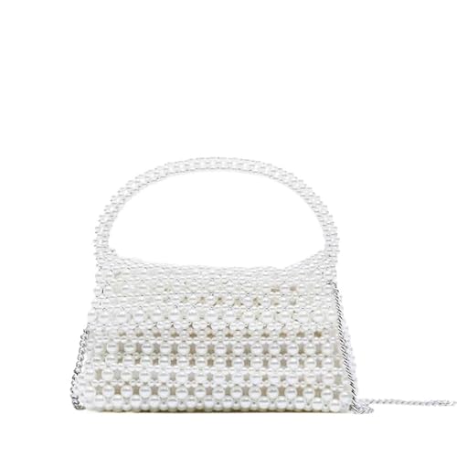 PPQIRU Perlentasche for Damen, tragbare Umhängetaschen mit Kette, Handtaschen for Dinnerpartys von PPQIRU