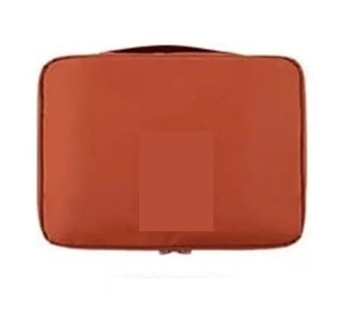 Reise-Toilettenbeutel Große Kapazität Mädchen Make-Up Tasche Im Freien Frauen Kosmetik Toilettenartikel Organizer Wasserdicht Weibliche Lagerung bilden Fälle(Orange) von PPQIRU