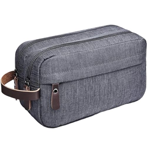 Reise-Toilettenbeutel Mann Make-Up Tasche Hängen Reise Lagerung Fällen Frauen Toilettenartikel Organizer wasserdichte Weibliche Waschen Handtaschen(Grey) von PPQIRU