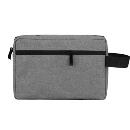 Reise-Toilettenbeutel Reise-Kulturbeutel for Herren, Kosmetiktasche, wasserdichte Make-up-Tasche for Damen, Kosmetik-Aufbewahrungstasche(Light Grey) von PPQIRU