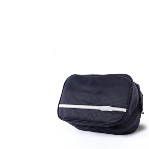 Reise-Toilettenbeutel Zipper Mann Frauen wasserdichte Make-Up Tasche Kosmetik Beauty Case Organizer Kulturbeutel Kits Lagerung Reise Waschen Beutel(Black) von PPQIRU