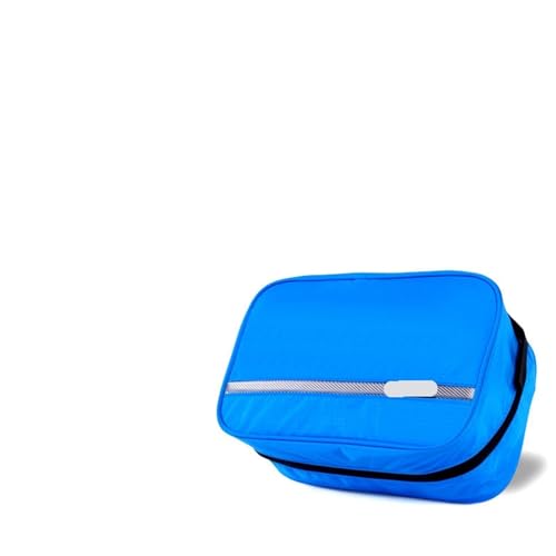 Reise-Toilettenbeutel Zipper Mann Frauen wasserdichte Make-Up Tasche Kosmetik Beauty Case Organizer Kulturbeutel Kits Lagerung Reise Waschen Beutel(Blue) von PPQIRU